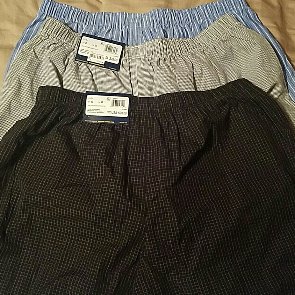Mens Ralph Lauren Boxers 3 pair